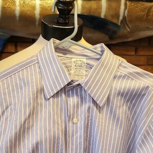 Brooks Brothers Regent 100% American Supima Cotton Striped Dress Shirt 15 1/2-34